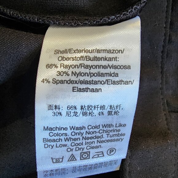 NWT DKNY Women's Dressy Black Pants Size 8 - Picture 4 of 9